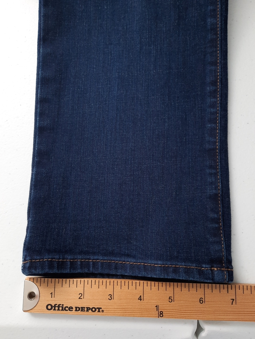 Chico's So Slimming Dark Wash High Rise Slim Jeans size 10 Short - Picture 13 of 13